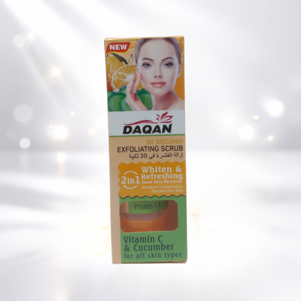 vas18 DAQAN 2in1 Exfoliating Scrub Vitamin C & Cucumber