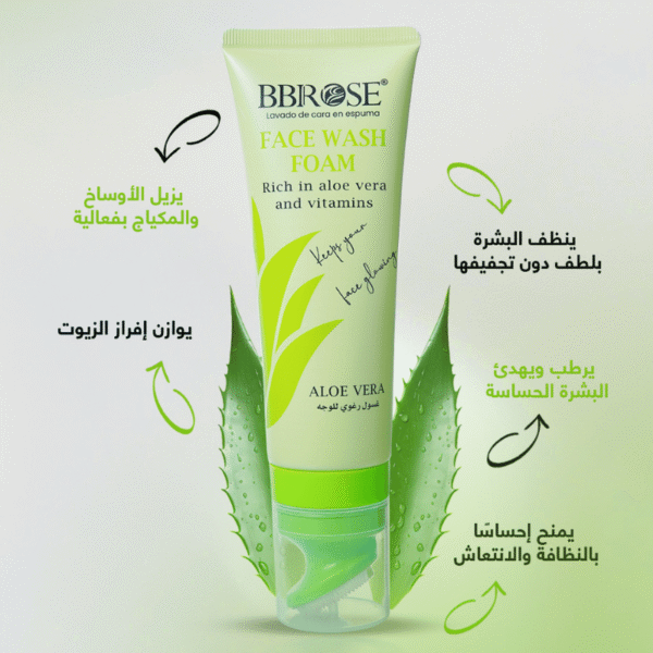 bb38 BBROSE Face Wash Foam Aloe Vera