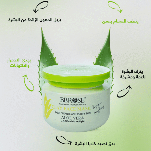 BBROSE Clay Face Mask Aloe Vera