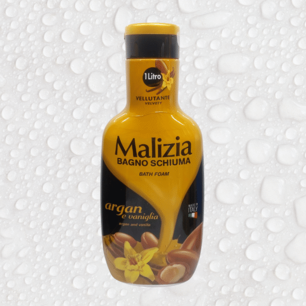 Malizia Bagno Schiuma Argan e Vaniglia – Argan & Vanilla Bath Foam